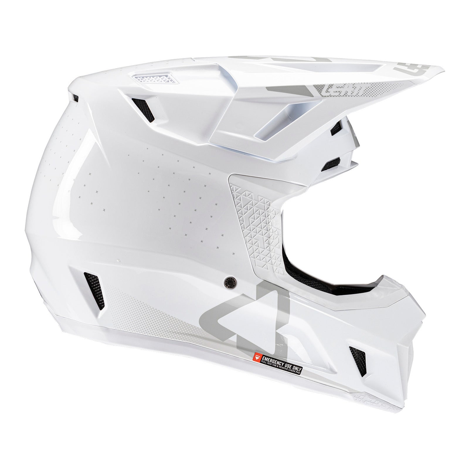 Leatt 2025 7.5 Helmet Kit - White (XS/53-54cm) LE1025100400#