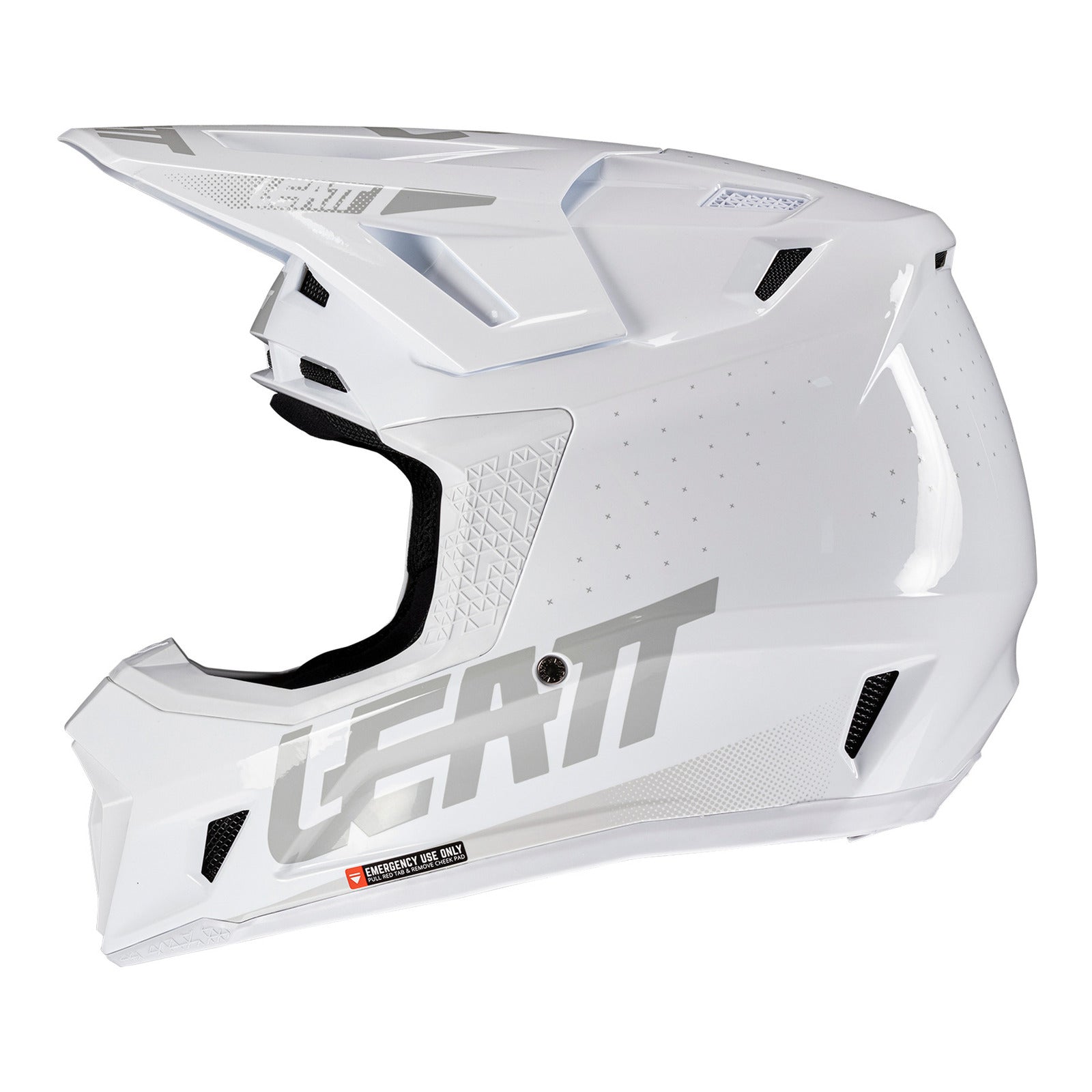 Leatt 2025 7.5 Helmet Kit - White (XS/53-54cm) LE1025100400#