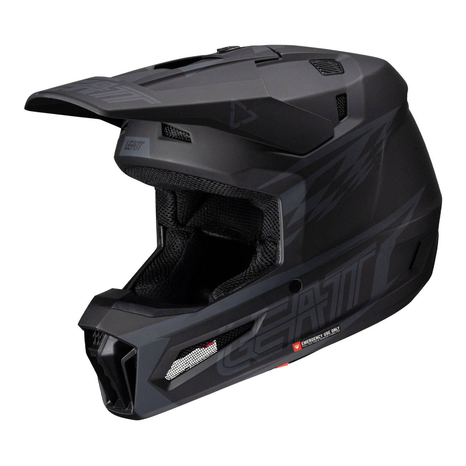 Leatt 2025 3.5 Helmet Kit - Stealth (2XL/63-64cm) LE1025100505#