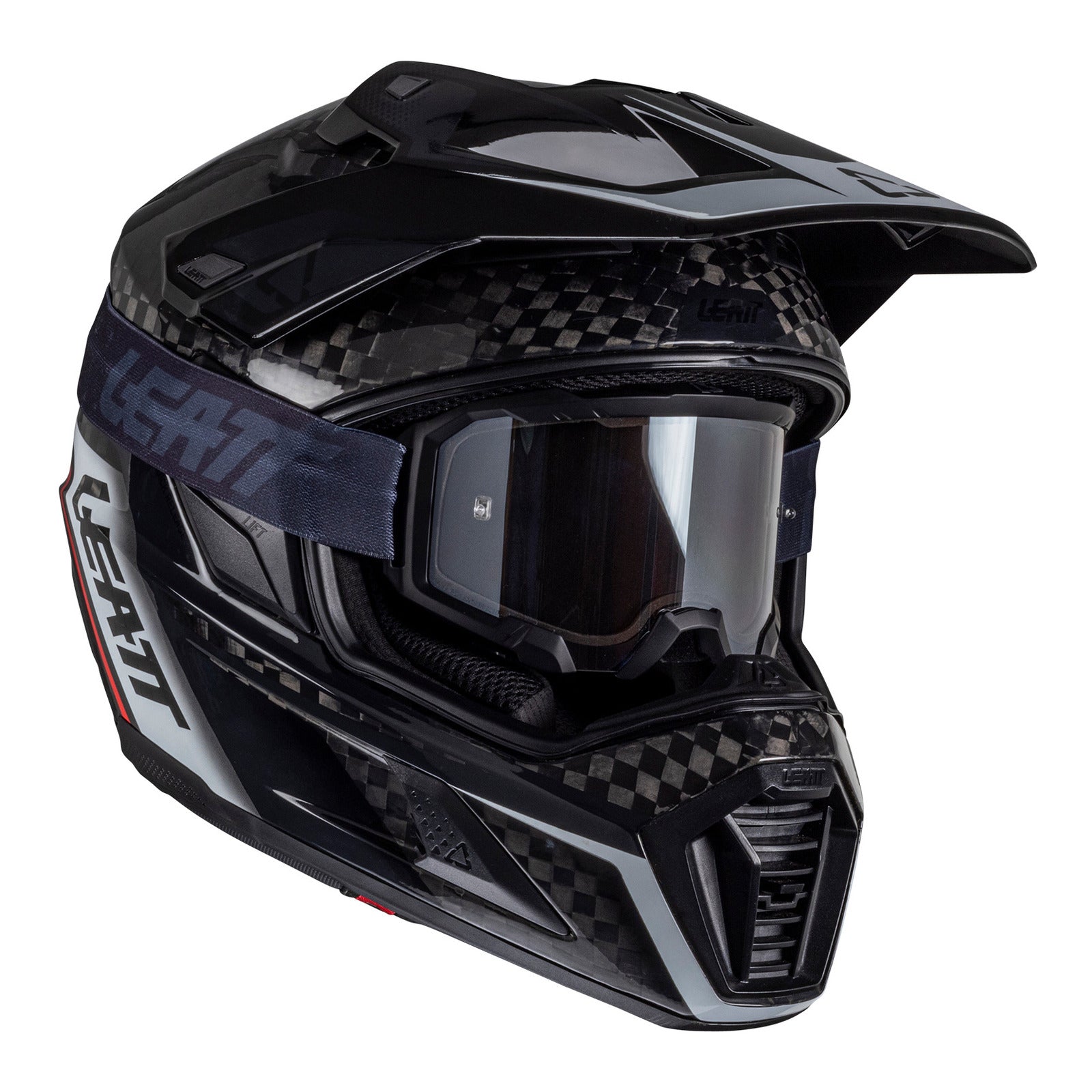 Leatt 2025 9.5 ADV Helmet Kit - Carbon (L/59-60cm) LE1025101103#