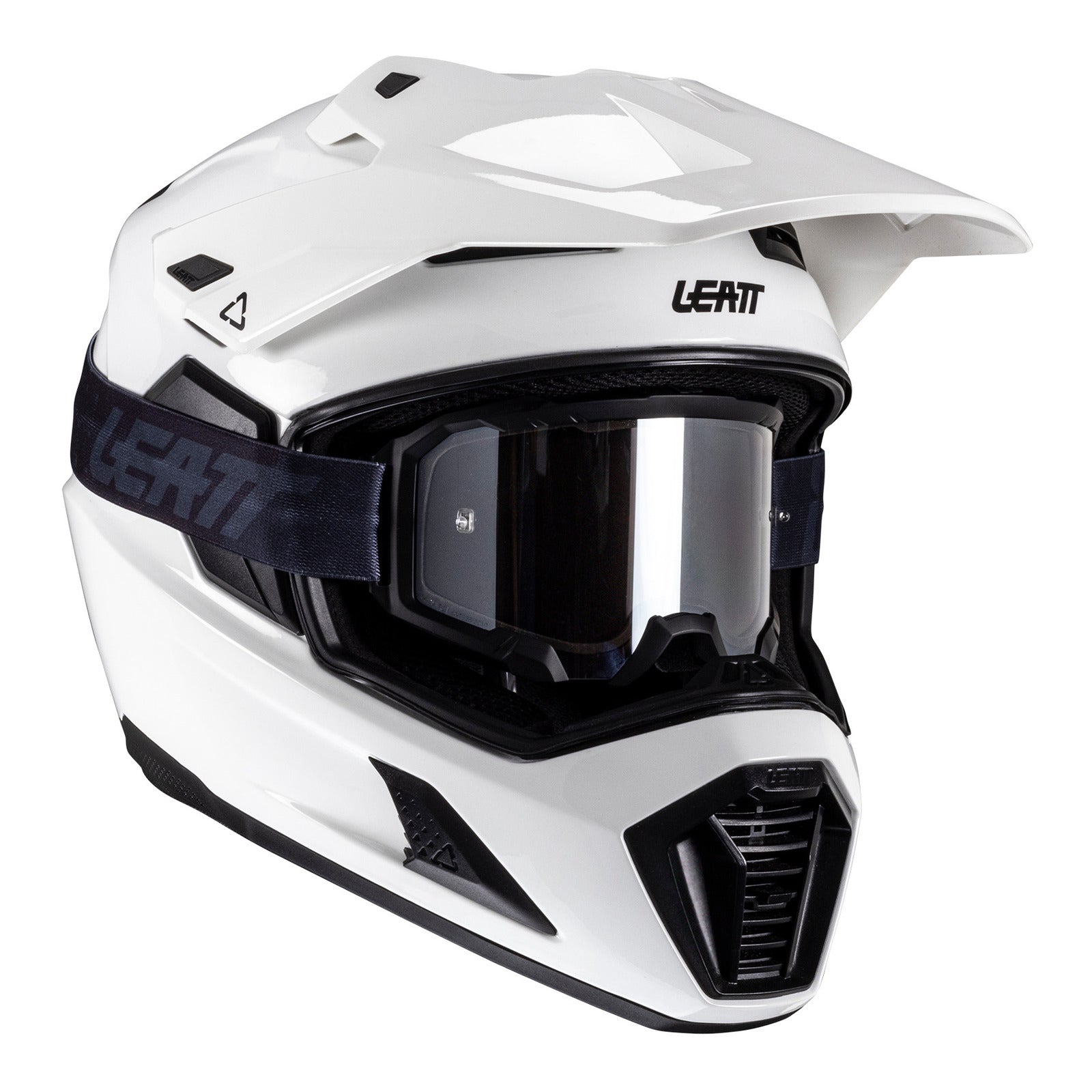 Leatt 2025 8.5 ADV Helmet Kit - White (M/57-58cm) LE1025101182#