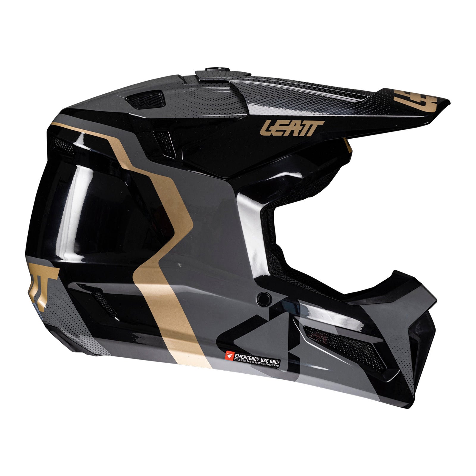 Leatt 2025 3.5 Junior Helmet Kit - Black (M/51-52cm) LE1025450100#