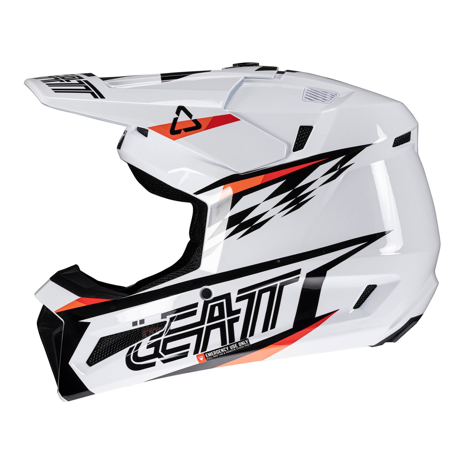 Leatt 2025 3.5 Junior Helmet Kit - White (L/53-54cm) LE1025450161#