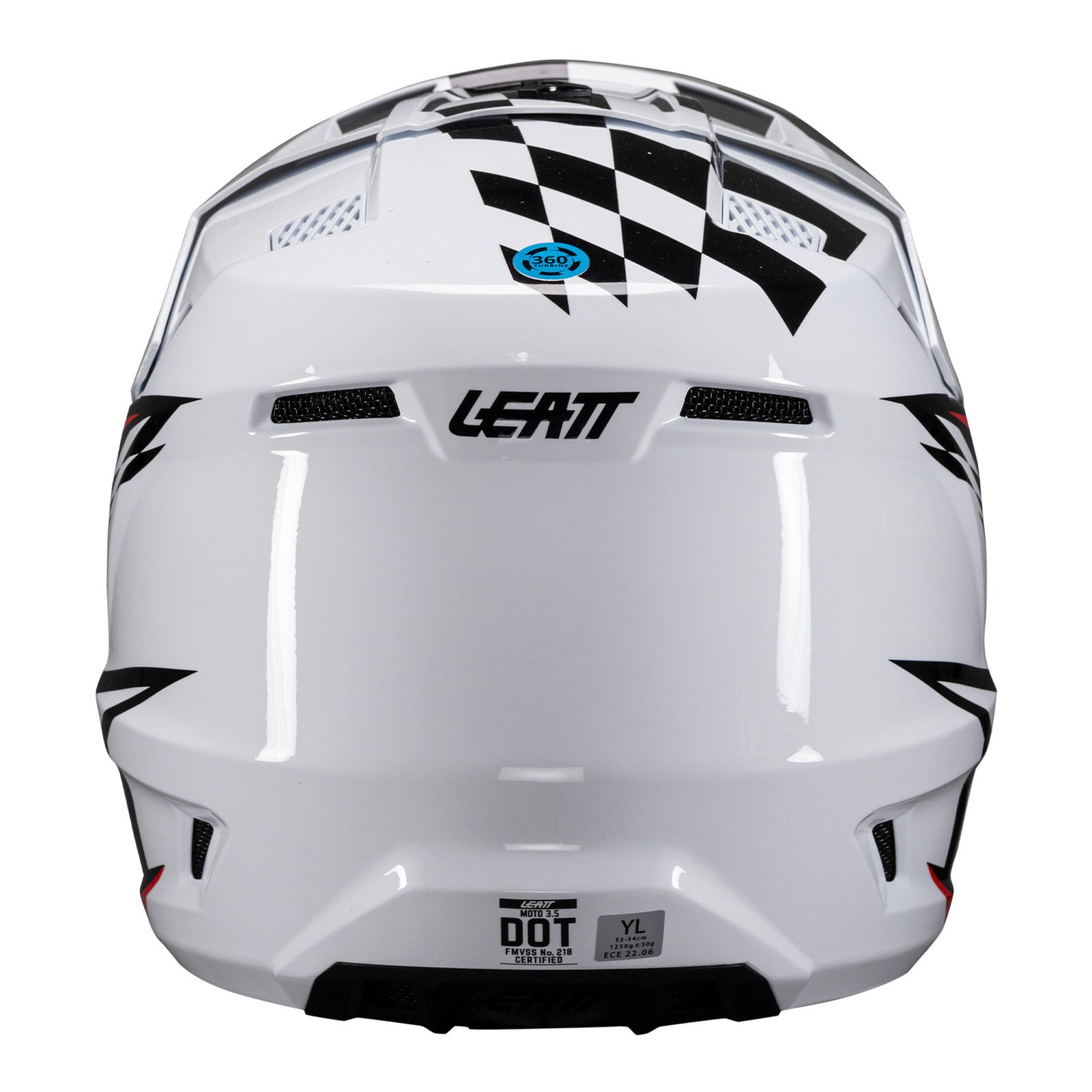 Leatt 2025 3.5 Junior Helmet Kit - White (L/53-54cm) LE1025450161#