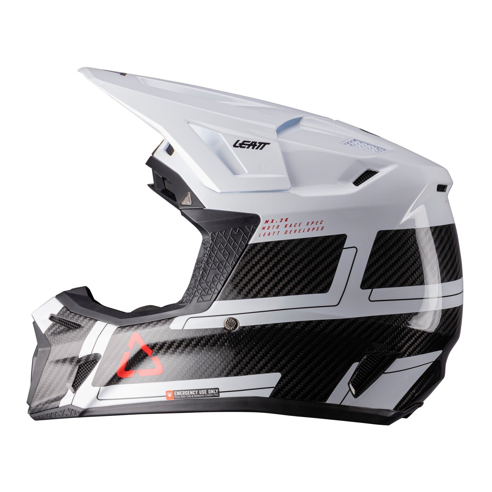 Leatt 9.5 Helmet Kit - Carbon / White (XS) LE1026000100#
