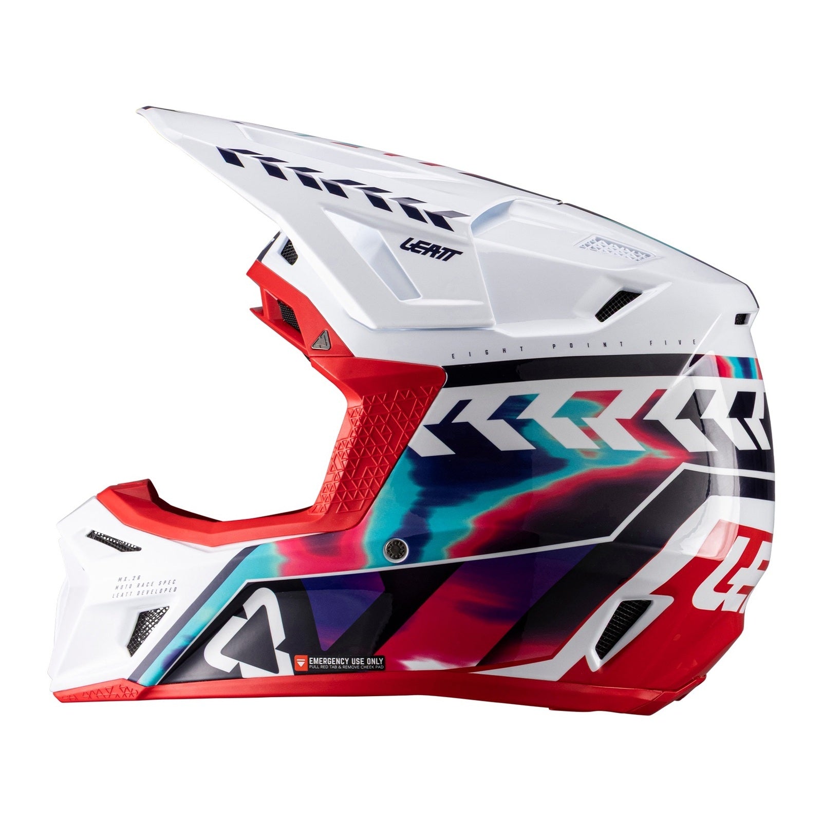 Leatt 8.5 Helmet Kit - Royal Blue / Red (L) LE1026000303#