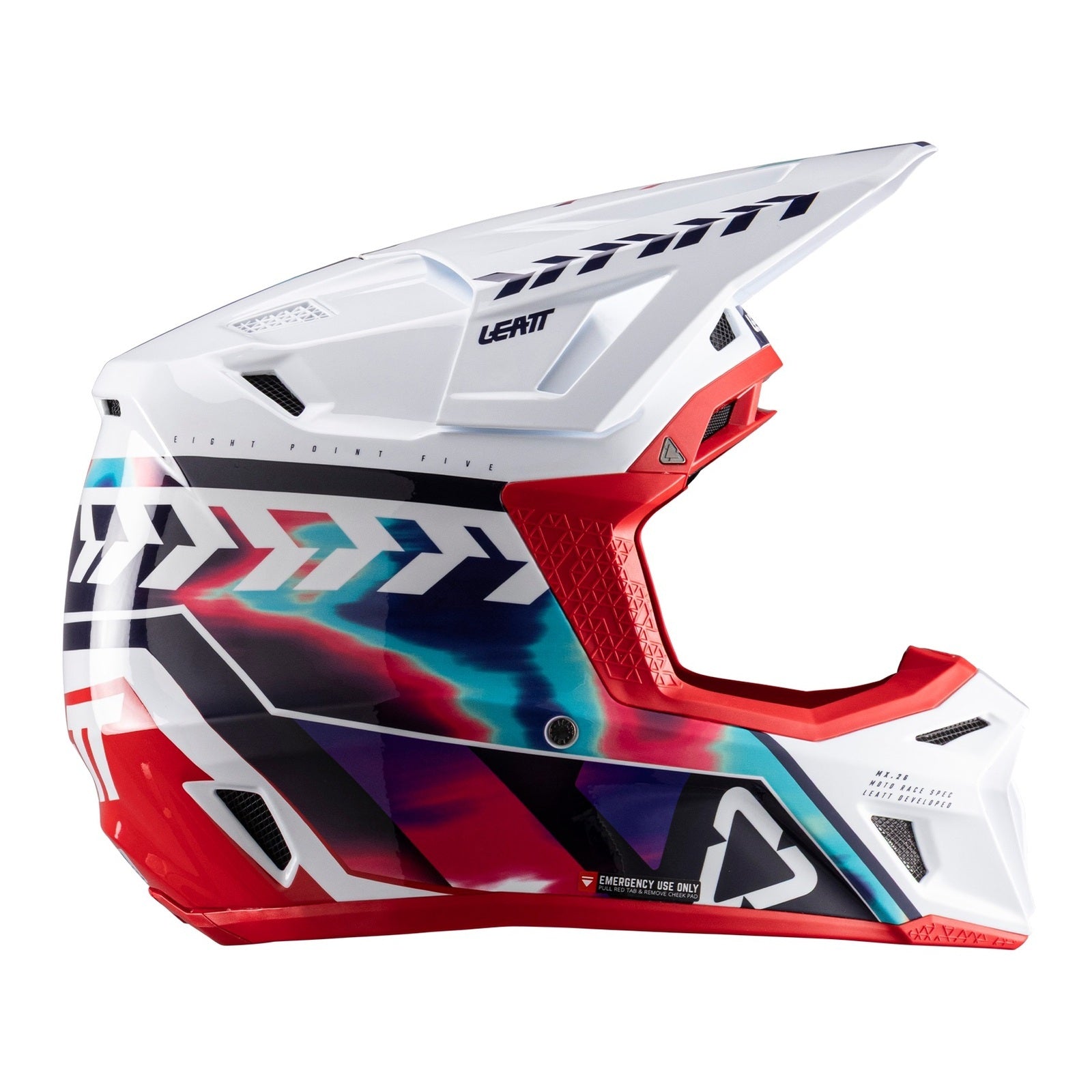 Leatt 8.5 Helmet Kit - Royal Blue / Red (L) LE1026000303#