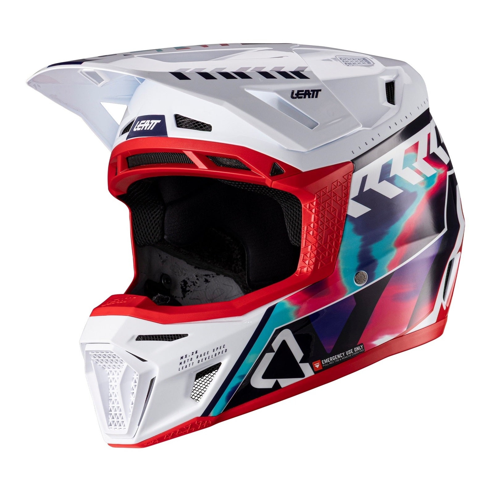 Leatt 8.5 Helmet Kit - Royal Blue / Red (XL) LE1026000304#
