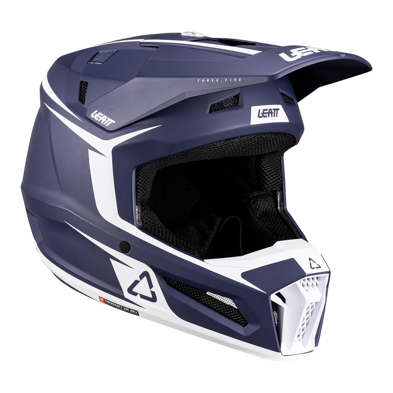 Leatt 3.5 Junior Helmet Kit - Blue (L/53-54cm) V26 LE1026001051#