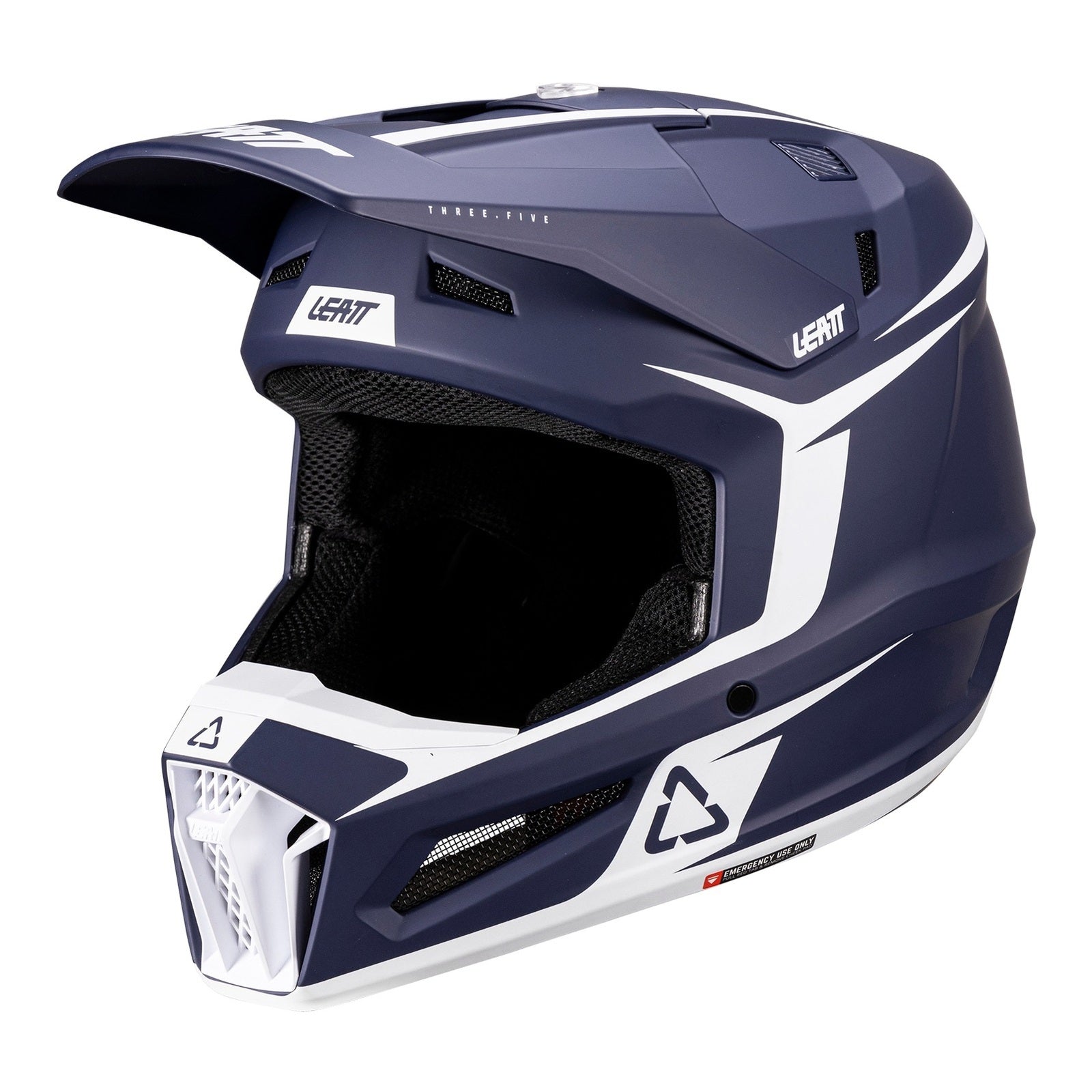 Leatt 3.5 Junior Helmet Kit - Blue (L/53-54cm) V26 LE1026001051#