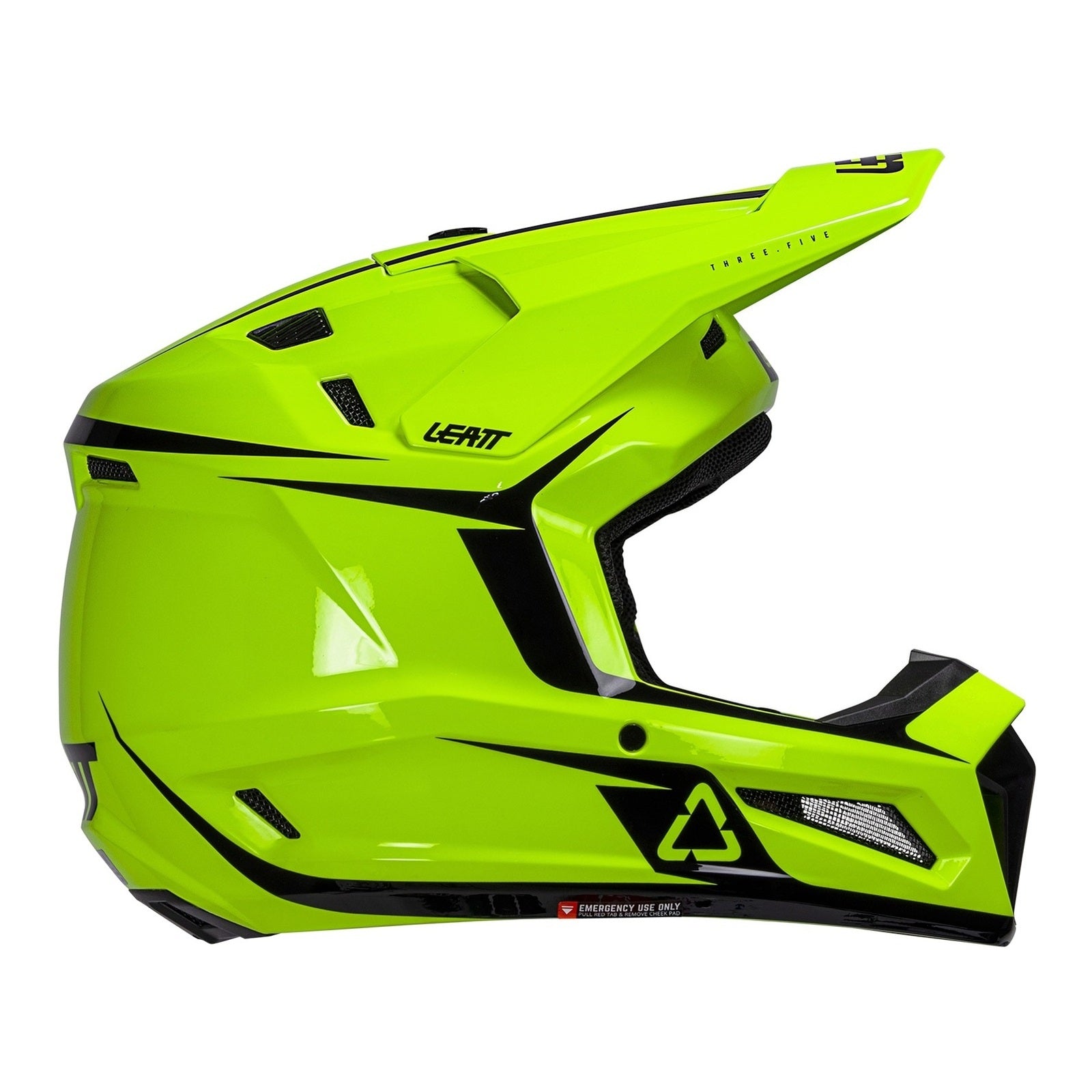 Leatt 3.5 Junior Helmet Kit - Neon Yellow (M/51-52cm) V26 LE1026001052#
