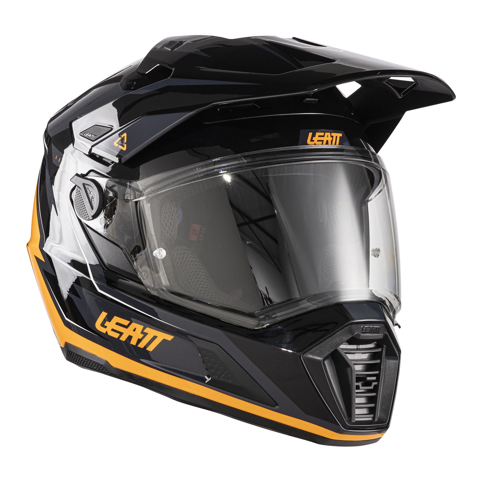 Leatt 7.5 ADV Helmet Kit - Black / Orange (M 57-58CM) LE1026001602#