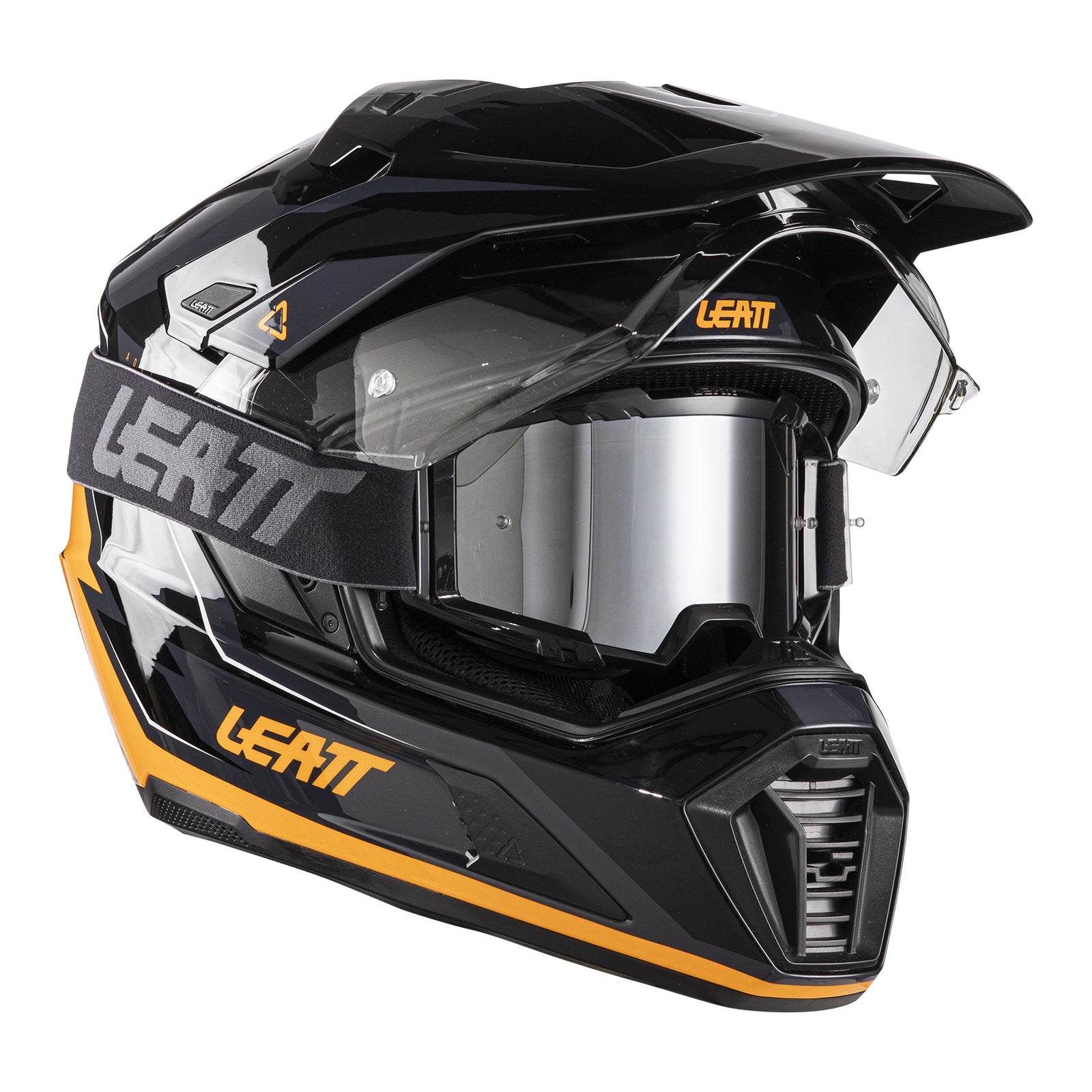 Leatt 7.5 ADV Helmet Kit - Black / Orange (M 57-58CM) LE1026001602#
