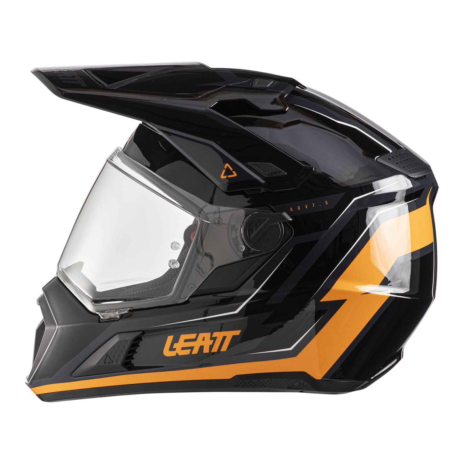 Leatt 7.5 ADV Helmet Kit - Black / Orange (M 57-58CM) LE1026001602#
