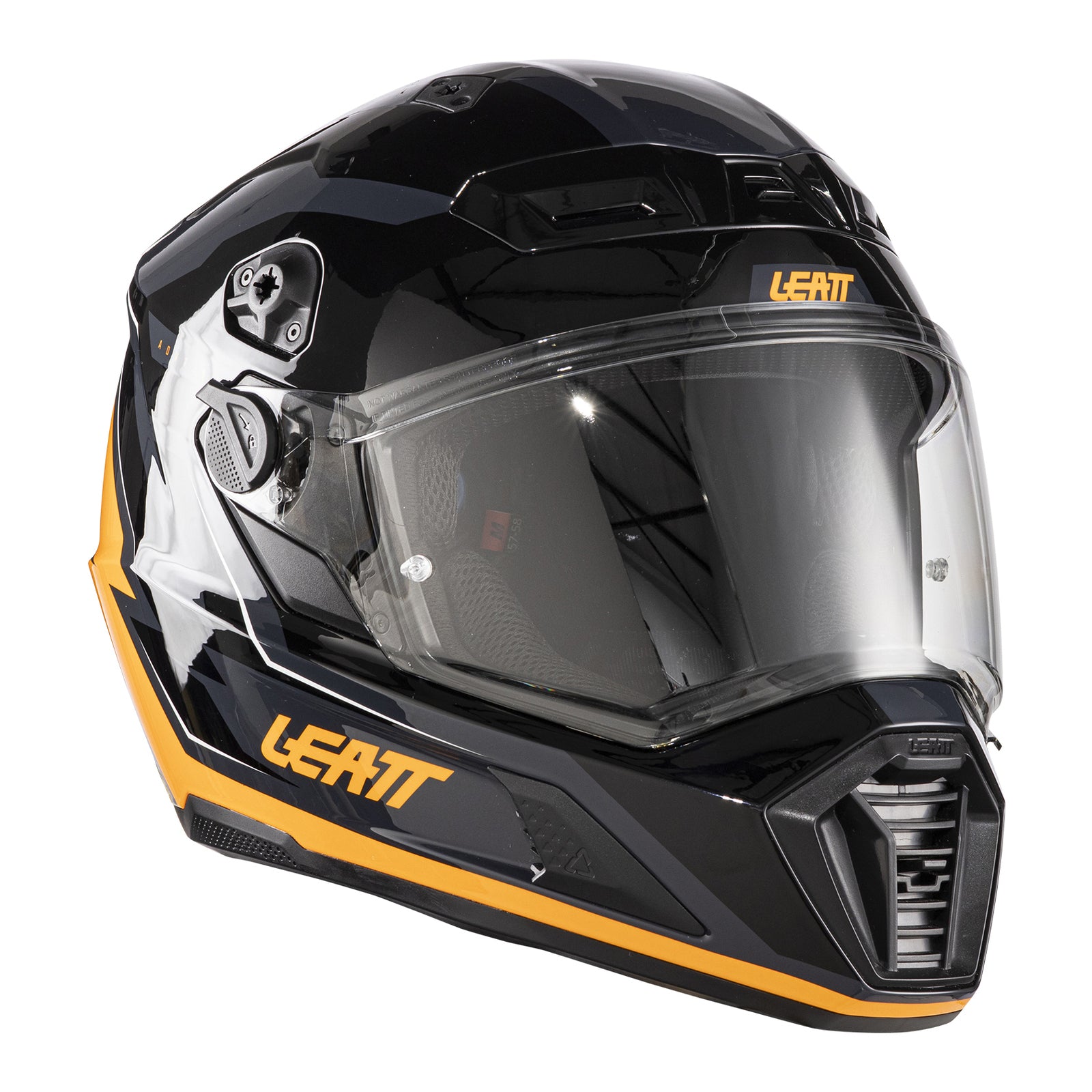 Leatt 7.5 ADV Helmet Kit - Black / Orange (XL 61-62CM) LE1026001604#