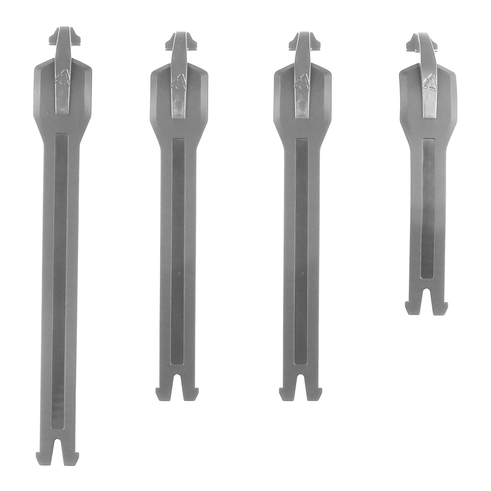 Leatt 5.5 Strap Kit - Grey JW - 4 Pieces LE3021200370#