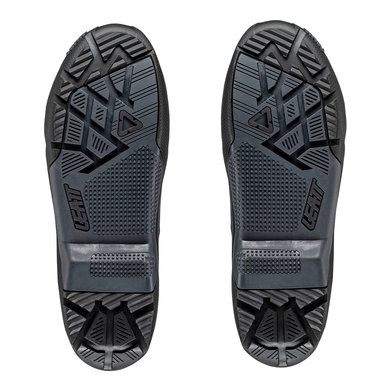 Leatt 4.5/5.5 Enduro Boot Outer Sole - Black / Grey  Pair (US8-9) LE3021200481#
