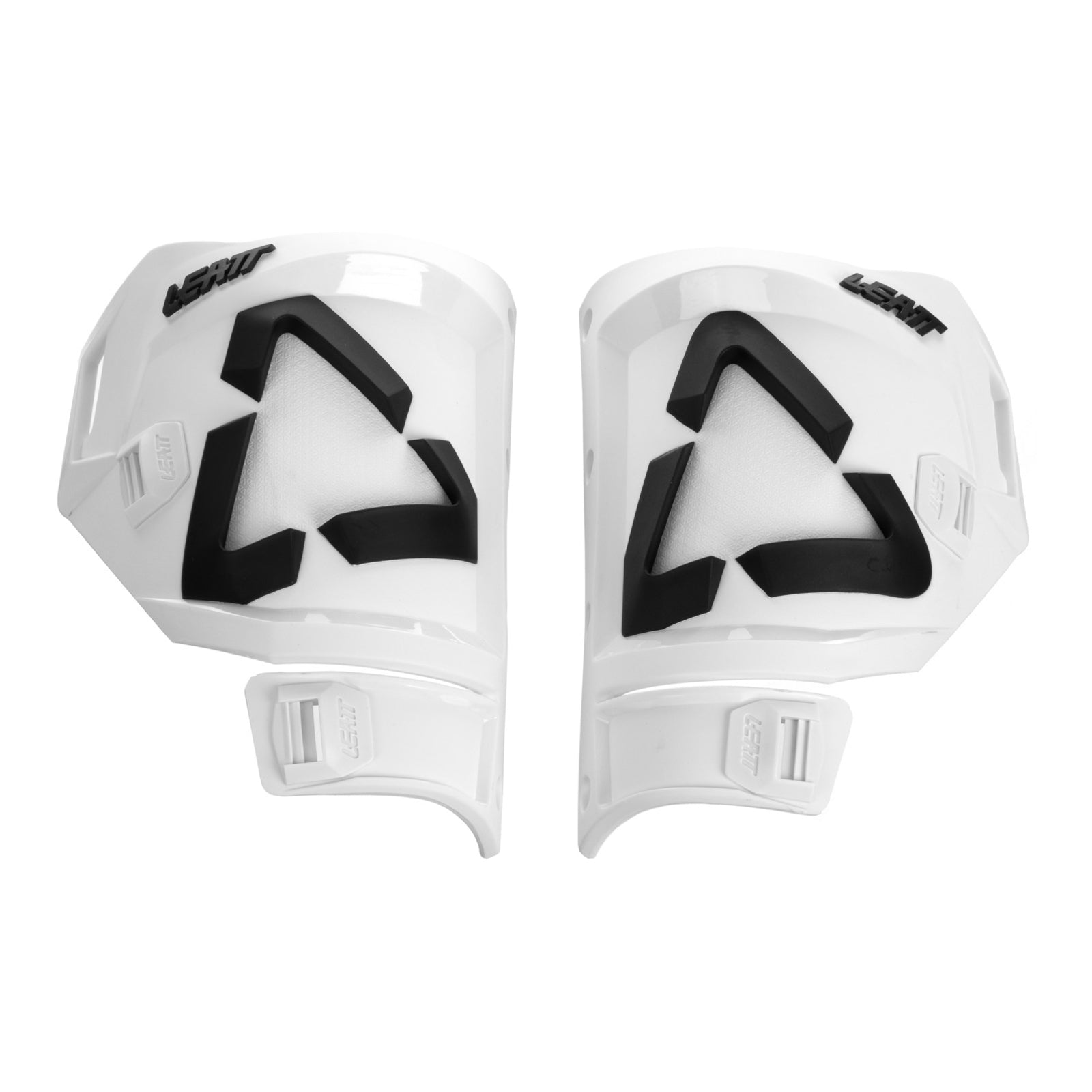 Leatt 5.5 Boot Shin Plate Kit - White / Black  Pair (US7-9) LE3021210520#