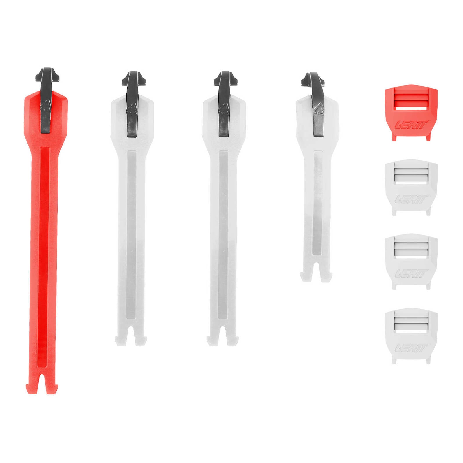Leatt Strap Kit 4.5 Grey 3 + Red 1 - 1 Piece LE3023050990#