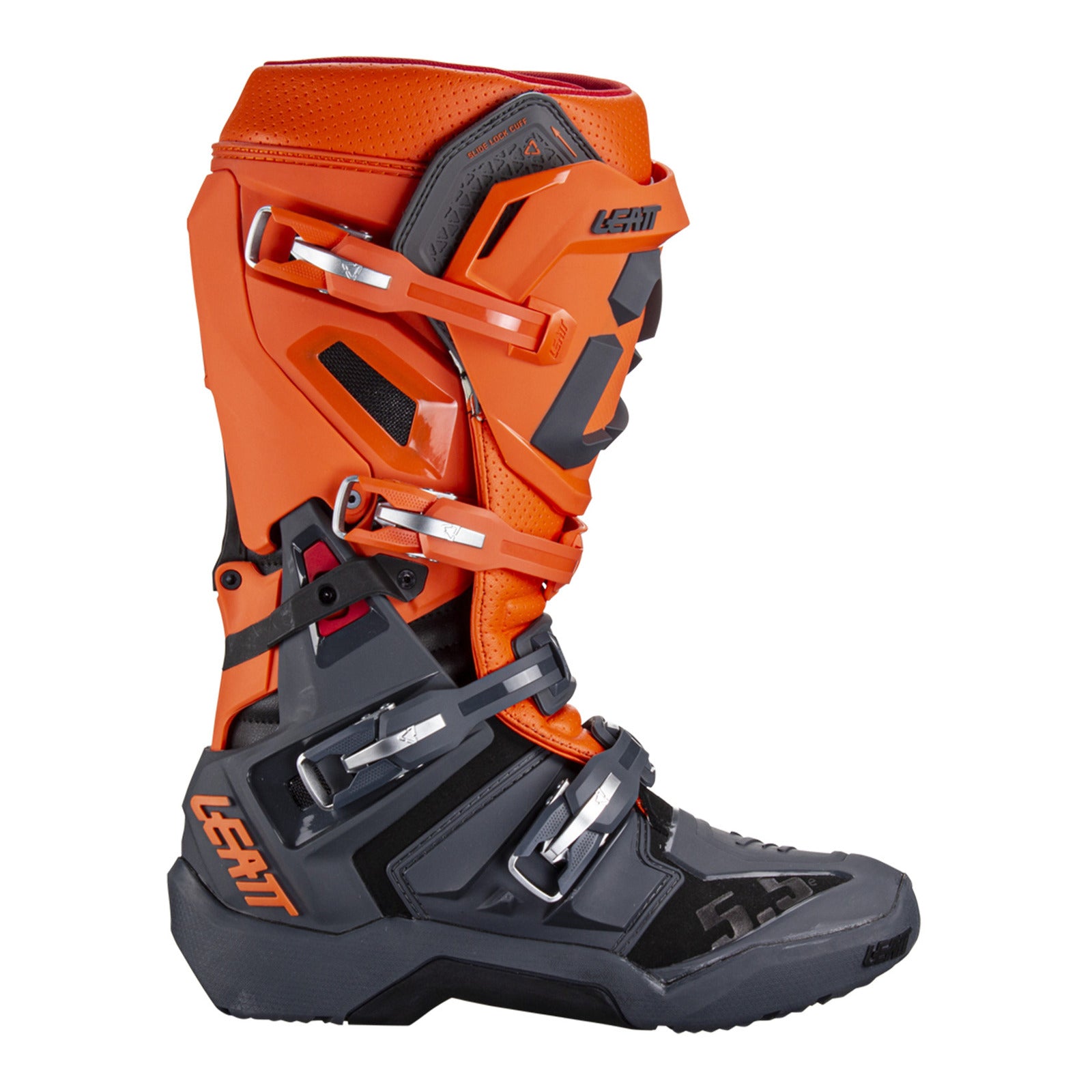 Leatt 5.5 FlexLock Enduro Boot - Orange (US11/EU45.5) LE3024050184#