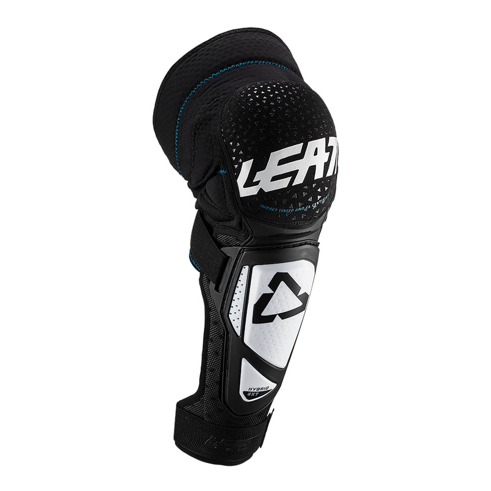 Leatt 3DF Hybrid EXT Knee & Shin Guard - White / Black (2XL) LE5019400742#
