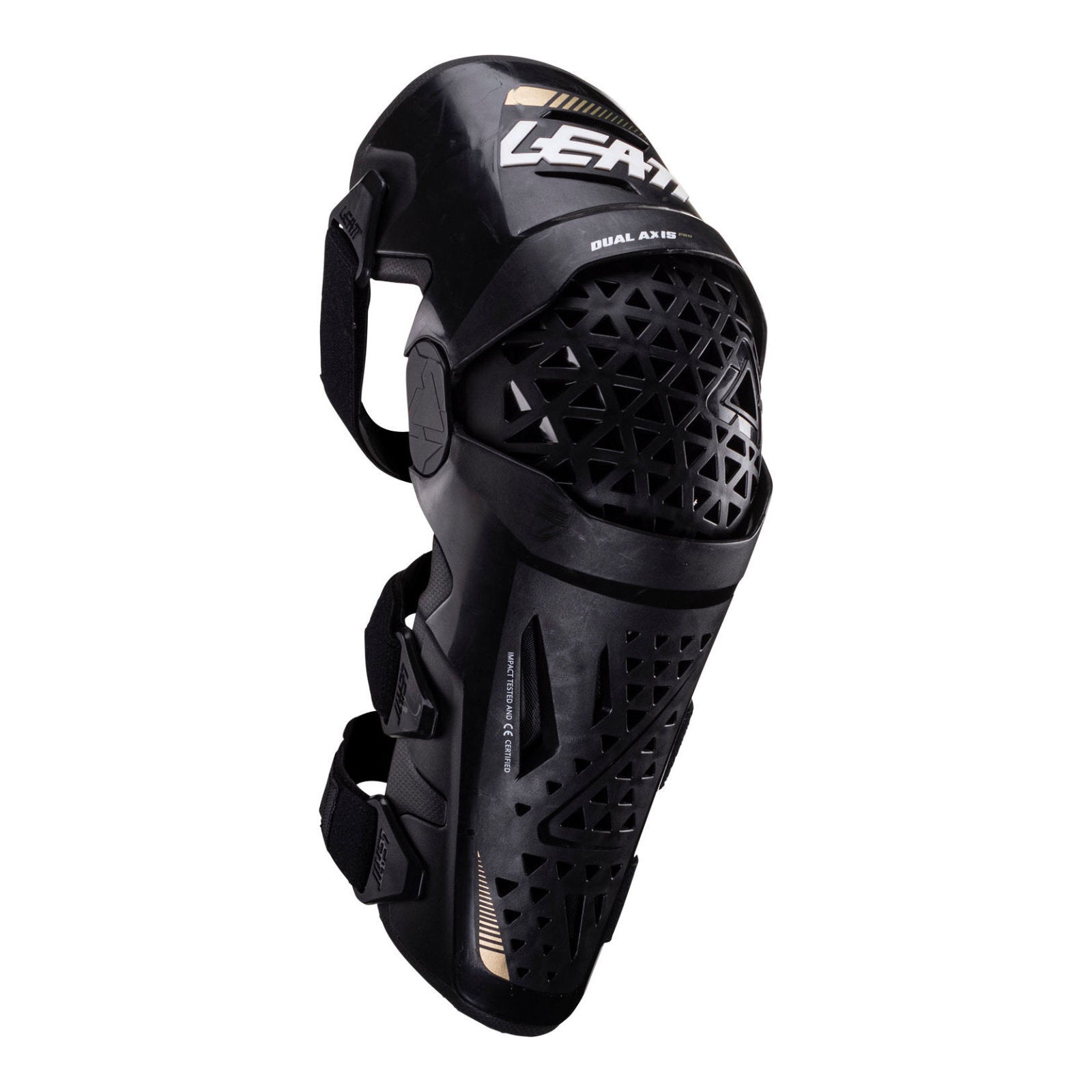 Leatt Dual Axis Pro Knee & Shin Guard - Black (2XL) LE5024060792#