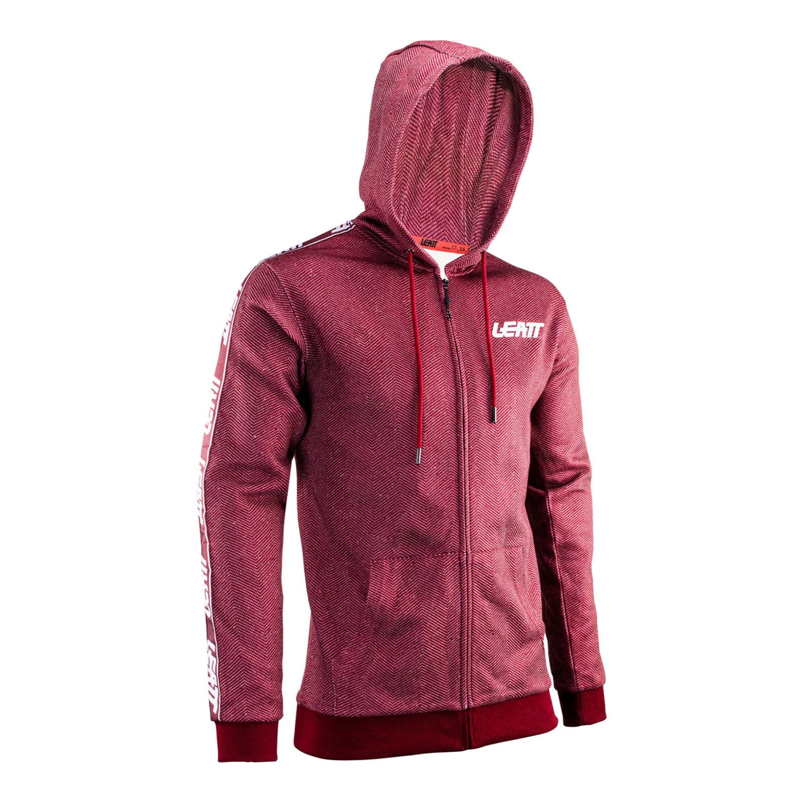 Leatt Premium Zip Hoodie - Ruby (S) LE5024400470#
