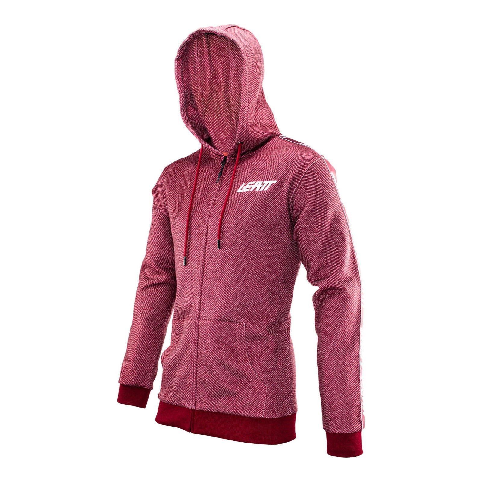Leatt Premium Zip Hoodie - Ruby (2XL) LE5024400474#