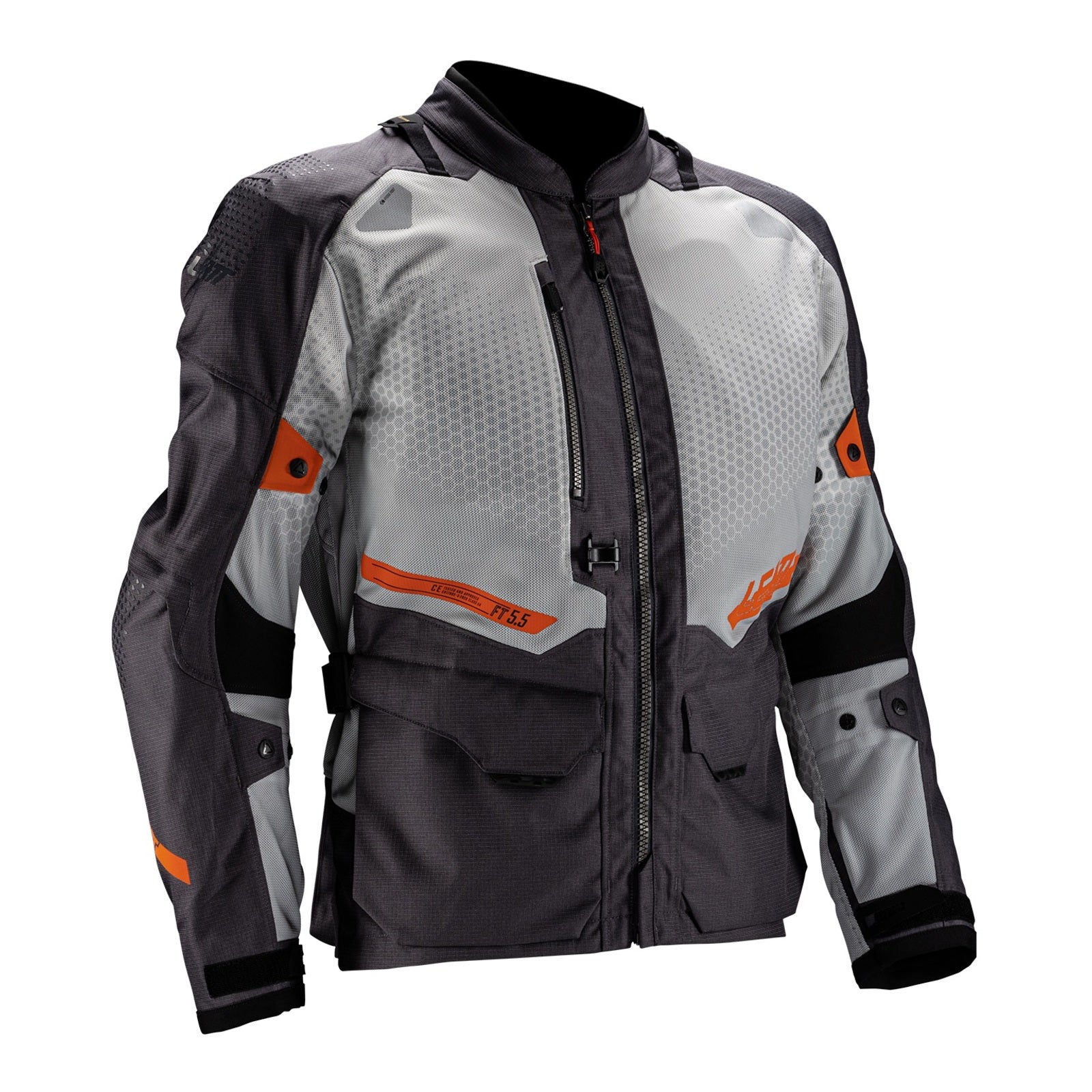 Leatt 5.5 ADV FlowTour Jacket - Iron (L/US42/EU52) LE5025101372#