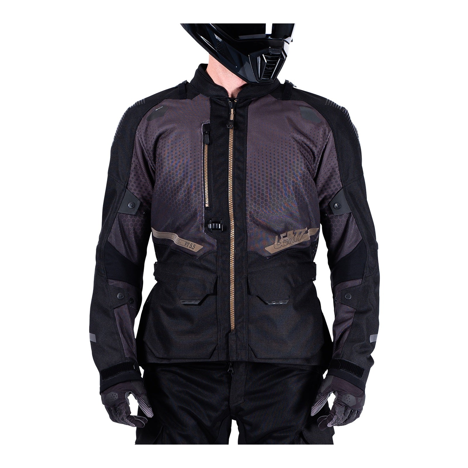 Leatt 5.5 ADV FlowTour Jacket - Stealth (S/US38/EU48) LE5025101390#