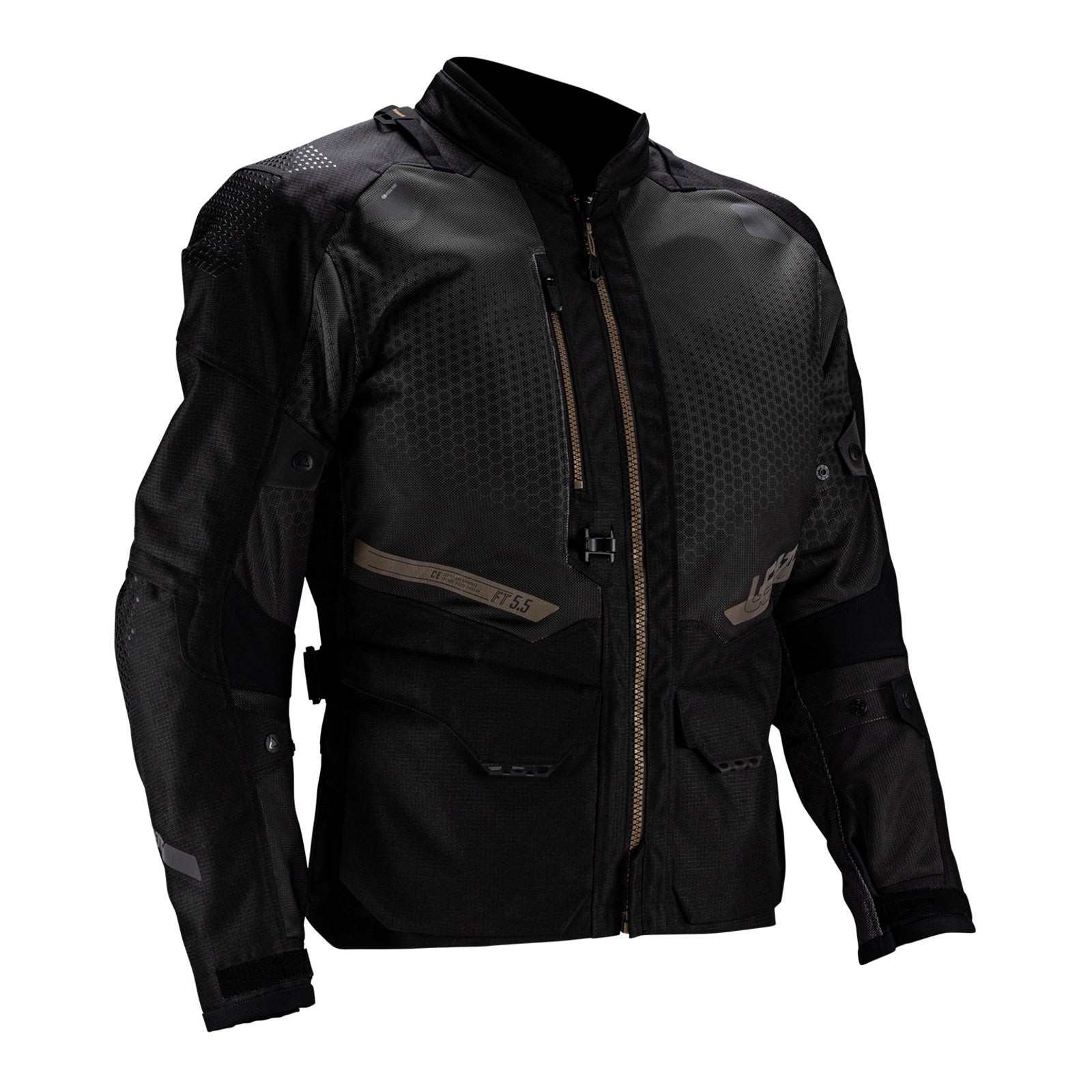 Leatt 5.5 ADV FlowTour Jacket - Stealth (XXL/US46/EU56) LE5025101394#