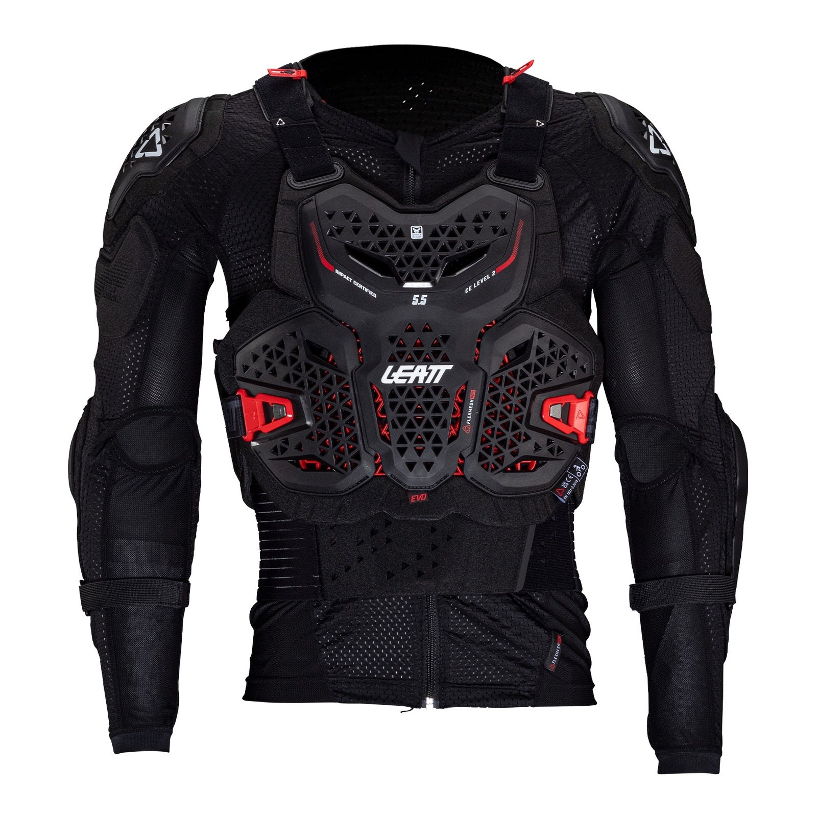 Leatt 5.5 Body Protector Evo - Black (2XL 184-196cm) LE5025202264#