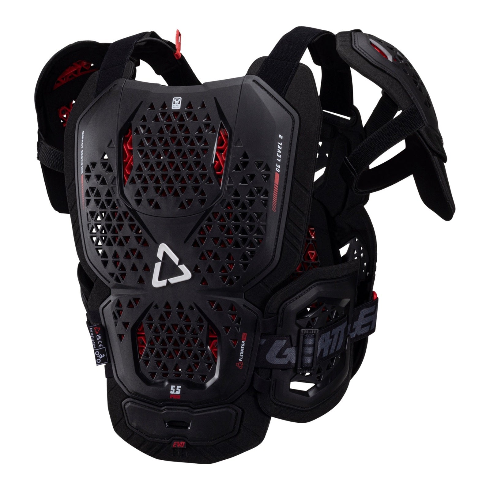 Leatt 5.5 Chest Protector Pro Evo - Black (S/M 160-172cm) LE5025202340#