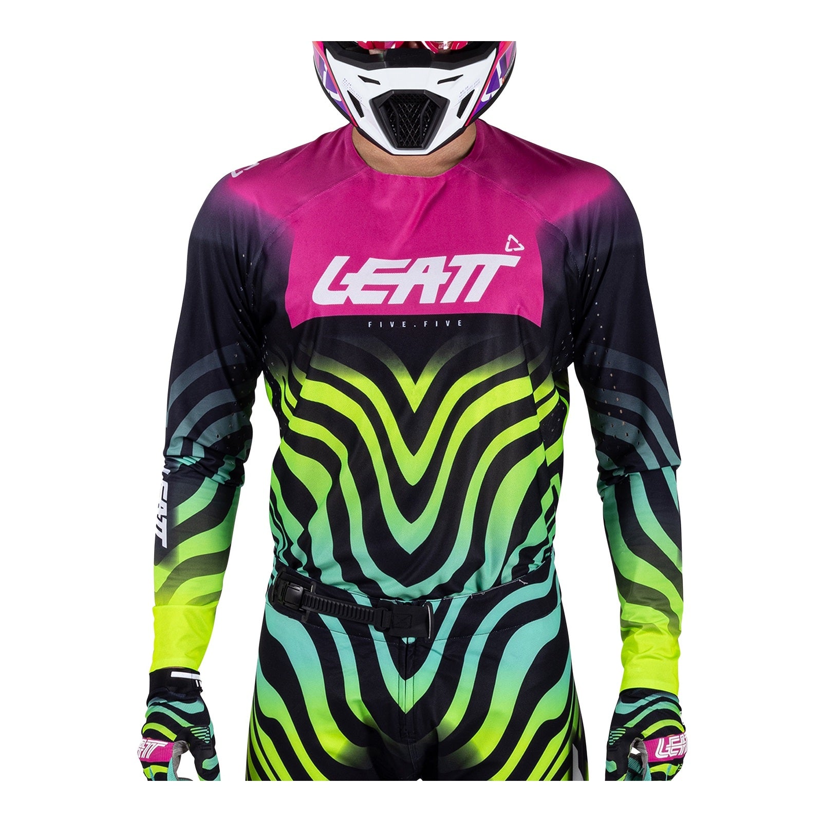 Leatt 5.5 UltraWeld Jersey - Tiger Pink (XL/US44/EU54) LE5026000203#