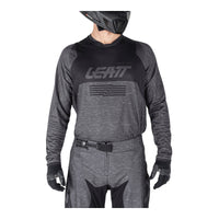 Leatt 4.5 Lite Jersey - Stealth Black / Grey (L/US42/EU52) LE5026000442#