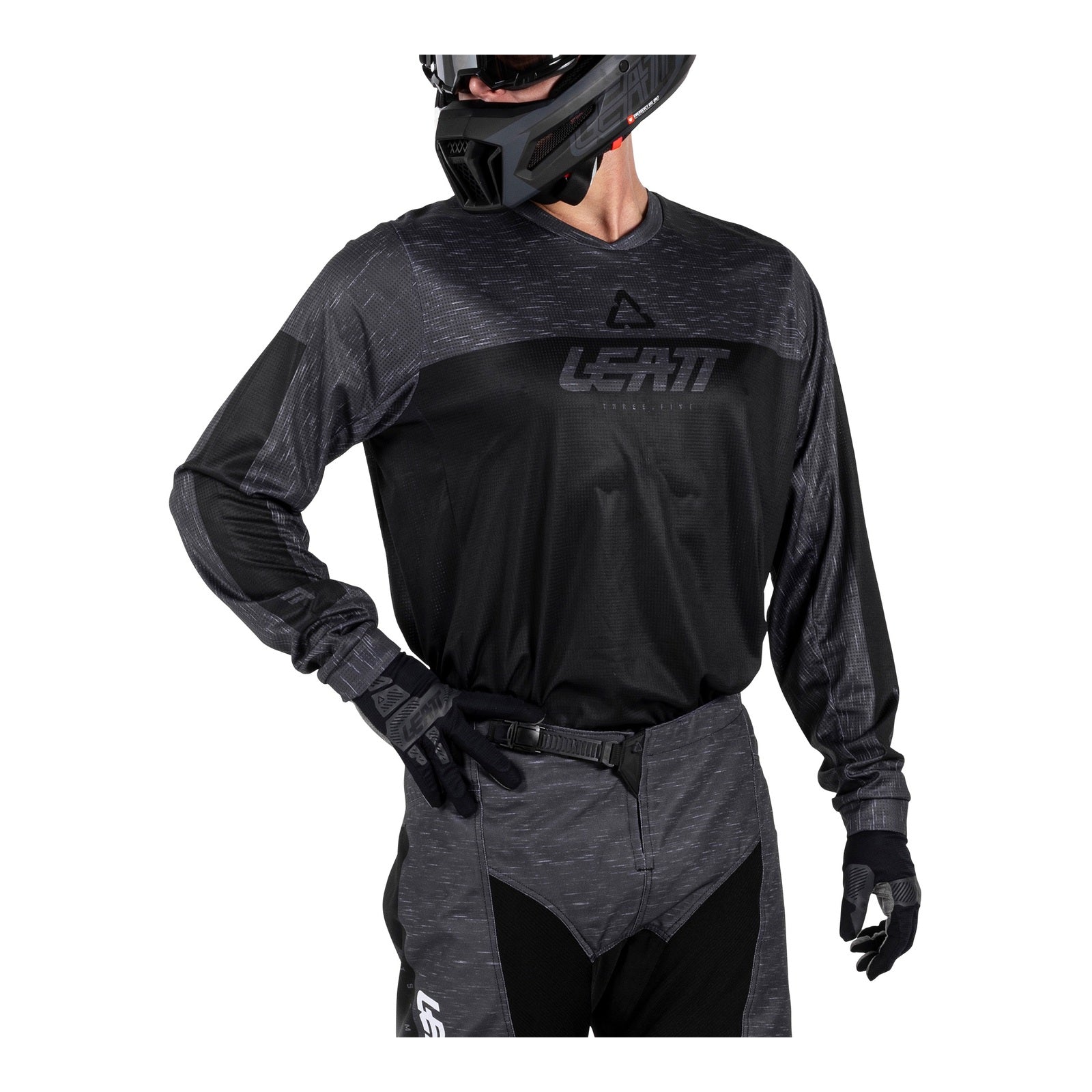 Leatt 3.5 Ride Kit - Stealth Black / Grey (2XL/US38/EU56) LE5026000785#