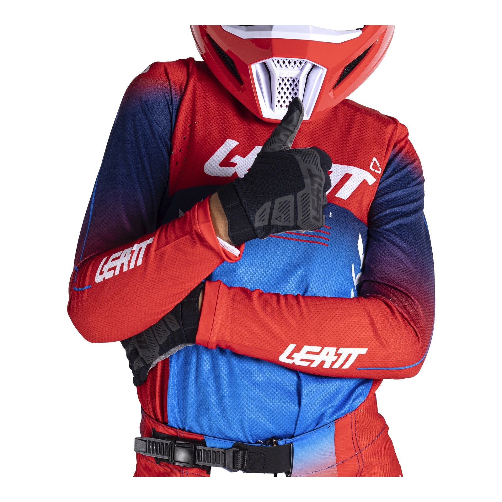 Leatt 4.5 Junior Jersey - Royal Blue / Red (S/EU120/130CM) LE5026000920#