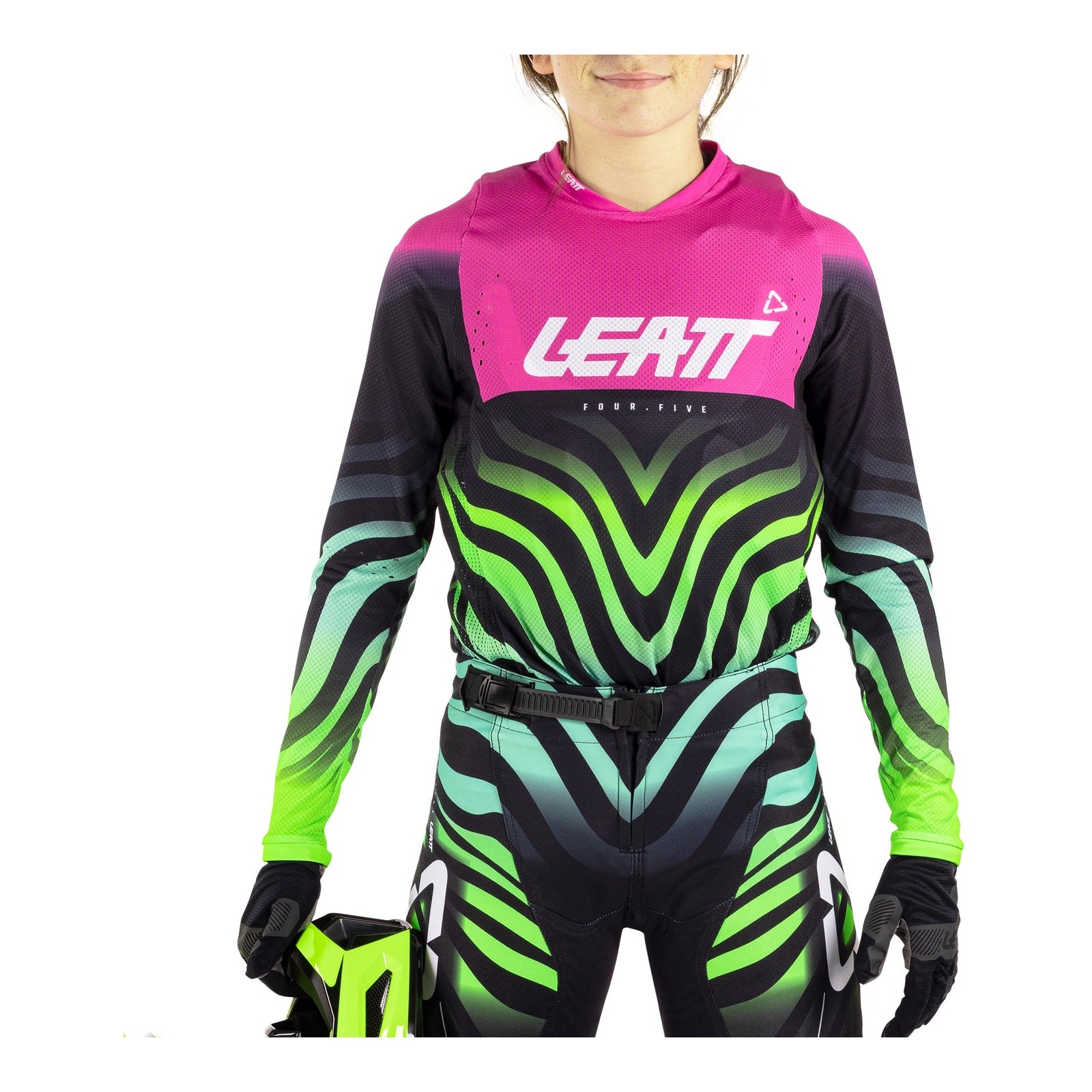 Leatt 4.5 Junior Jersey - Tiger Pink (S/EU120/130CM) LE5026000960#