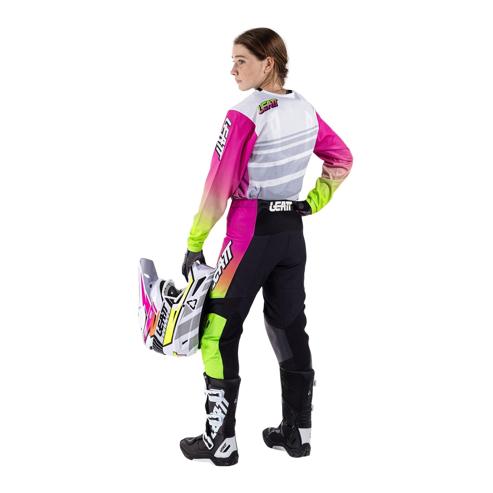 Leatt 3.5 Ride Kit Junior - Retro Pink (L/EU140/150CM) LE5026001104#