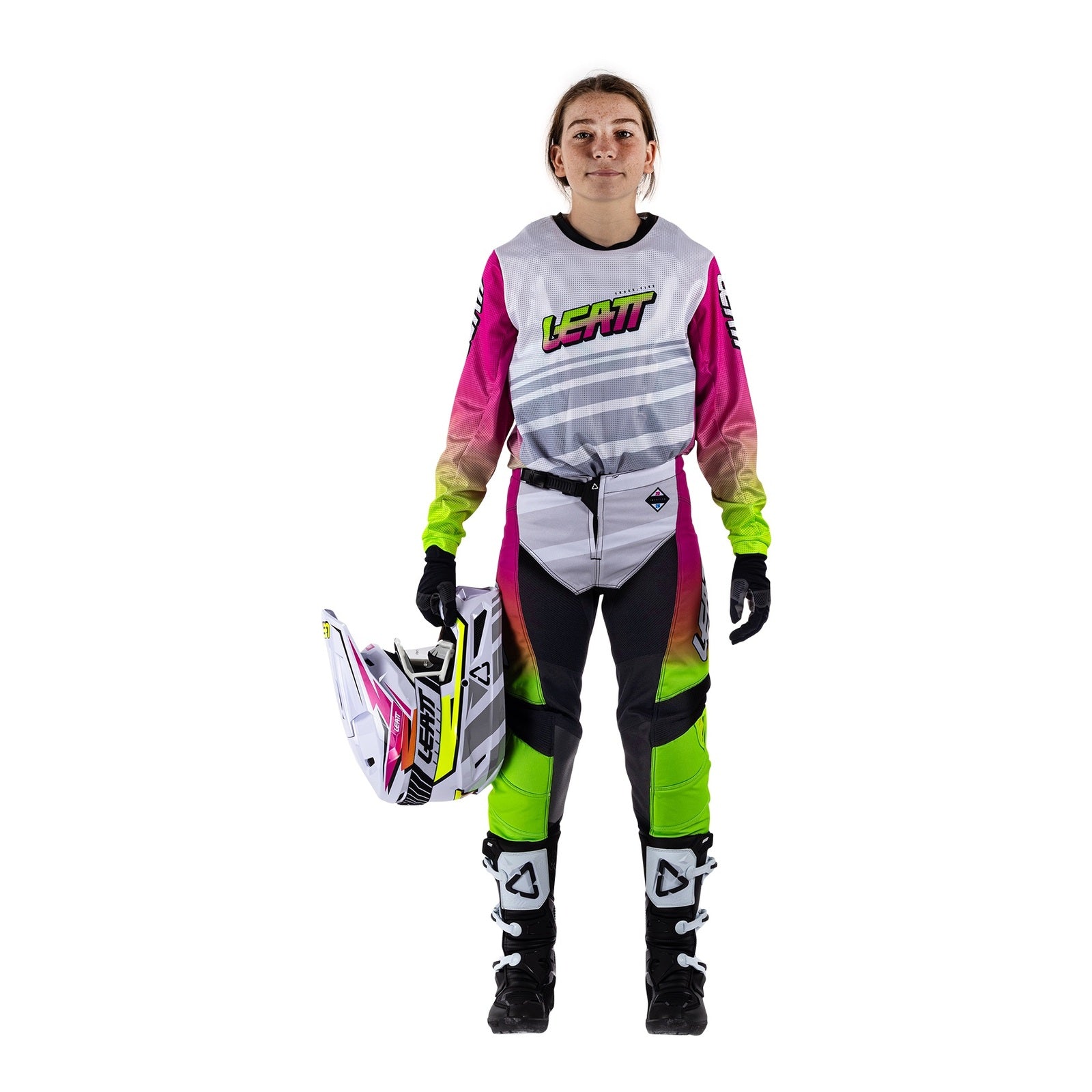 Leatt 3.5 Ride Kit Junior - Retro Pink (XL/EU150/160CM) LE5026001105#