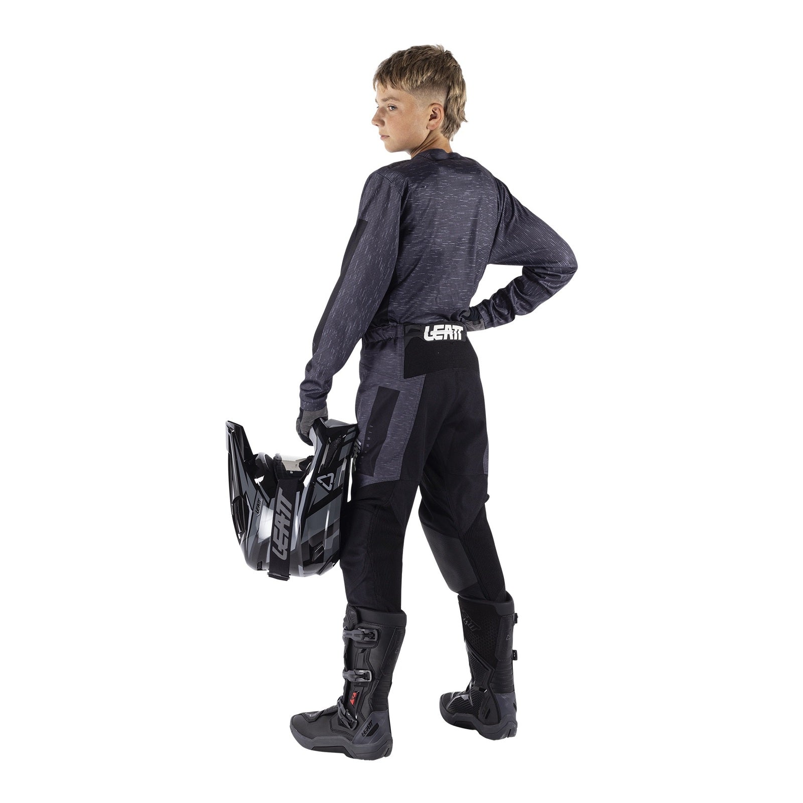 Leatt 3.5 Ride Kit Junior - Stealth Black / Grey (L/EU140/150CM) LE5026001124#