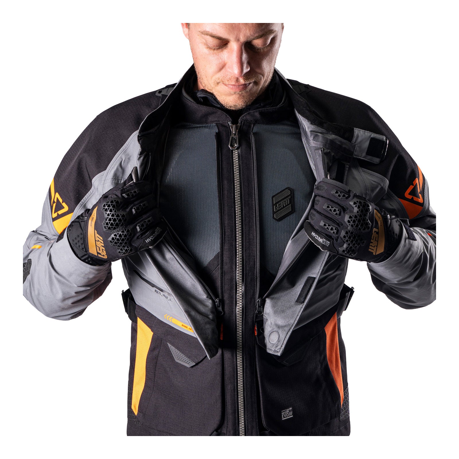 Leatt 8.5 ADV Multitour Jacket - Iron / Grey (2XL/US46/EU56) LE5026001904#