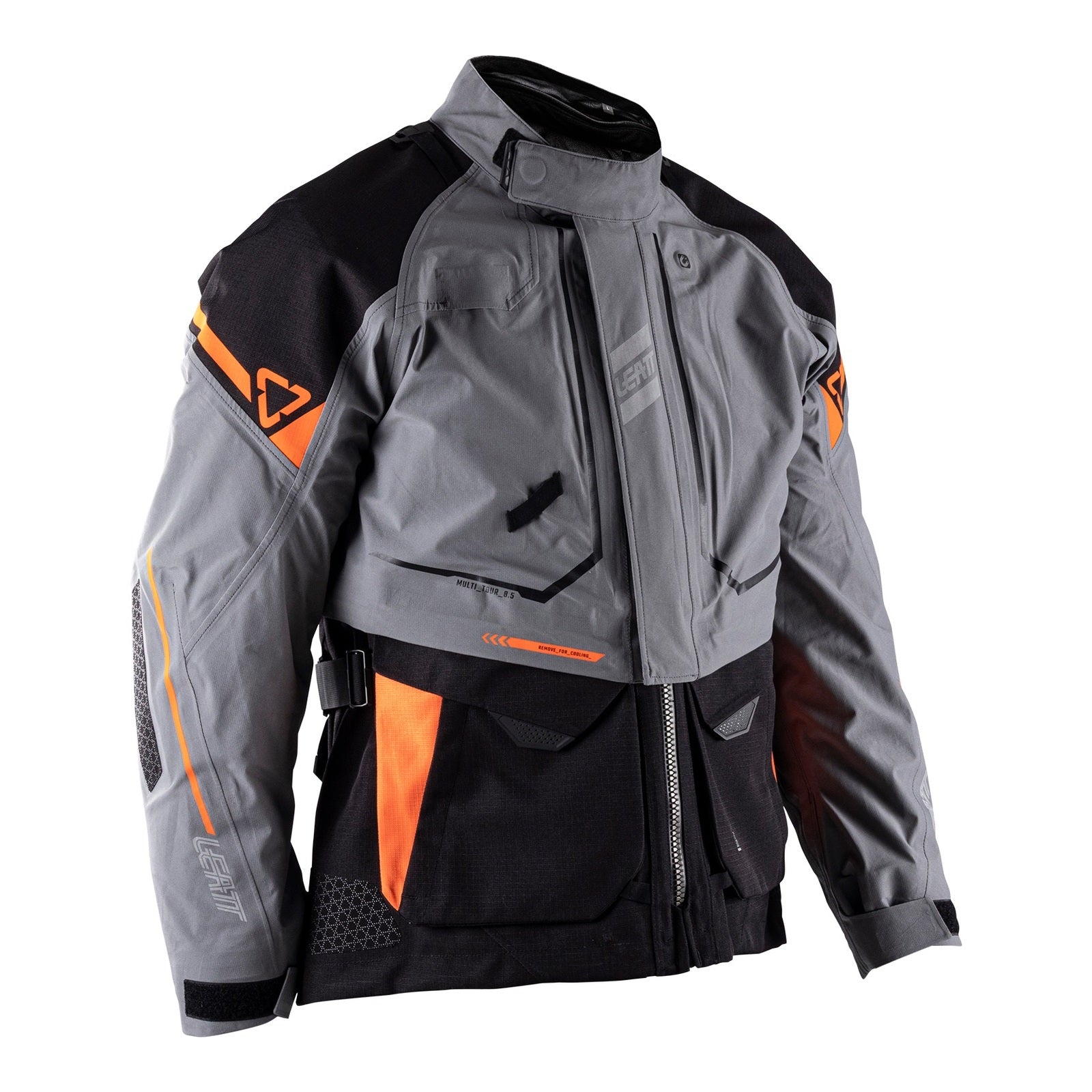 Leatt 8.5 ADV Multitour Jacket - Iron / Grey (3XL/US48/EU58) LE5026001905#