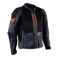Leatt 4.5 ADV FlowTour Jacket (Short) - Iron / Grey (M/US40/EU50) LE5026002451#
