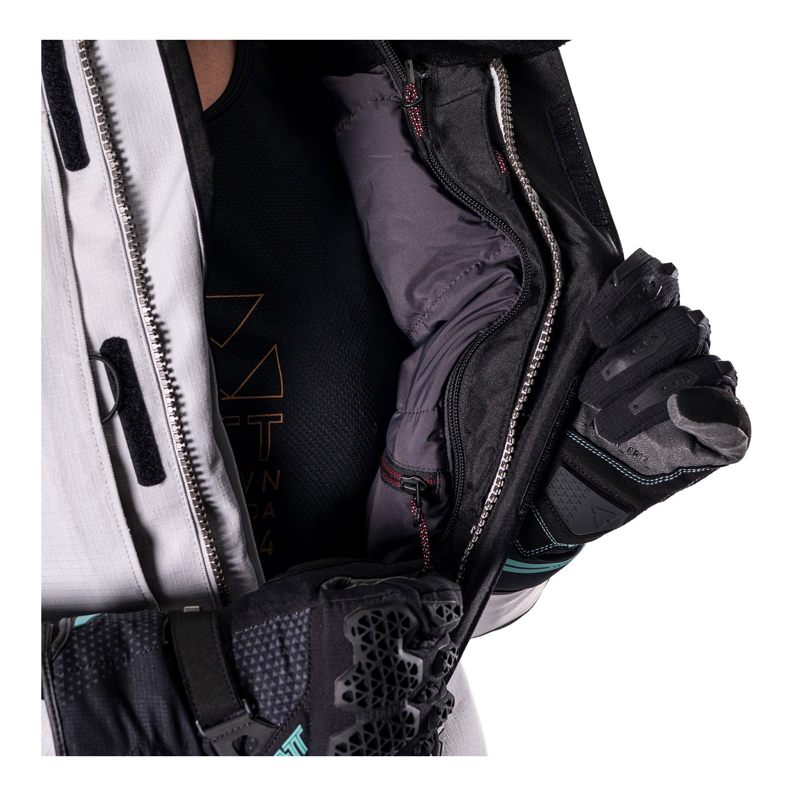 Leatt 5.5 ADV DriTour Jacket Women - Steel Grey (L/EU40/UK12/US8) LE5026004203#