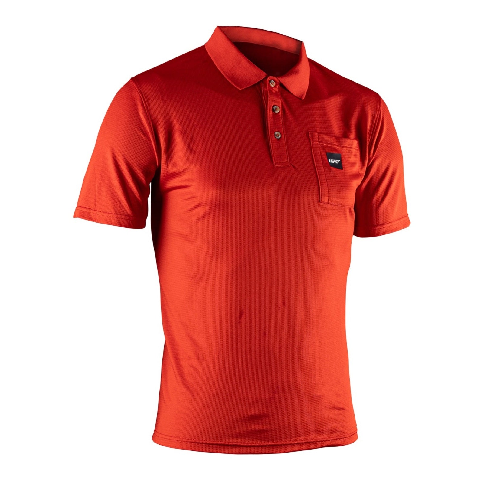 Leatt Team Polo Shirt (Short) - Chili Red (L/US42/EU52) LE5026081252#