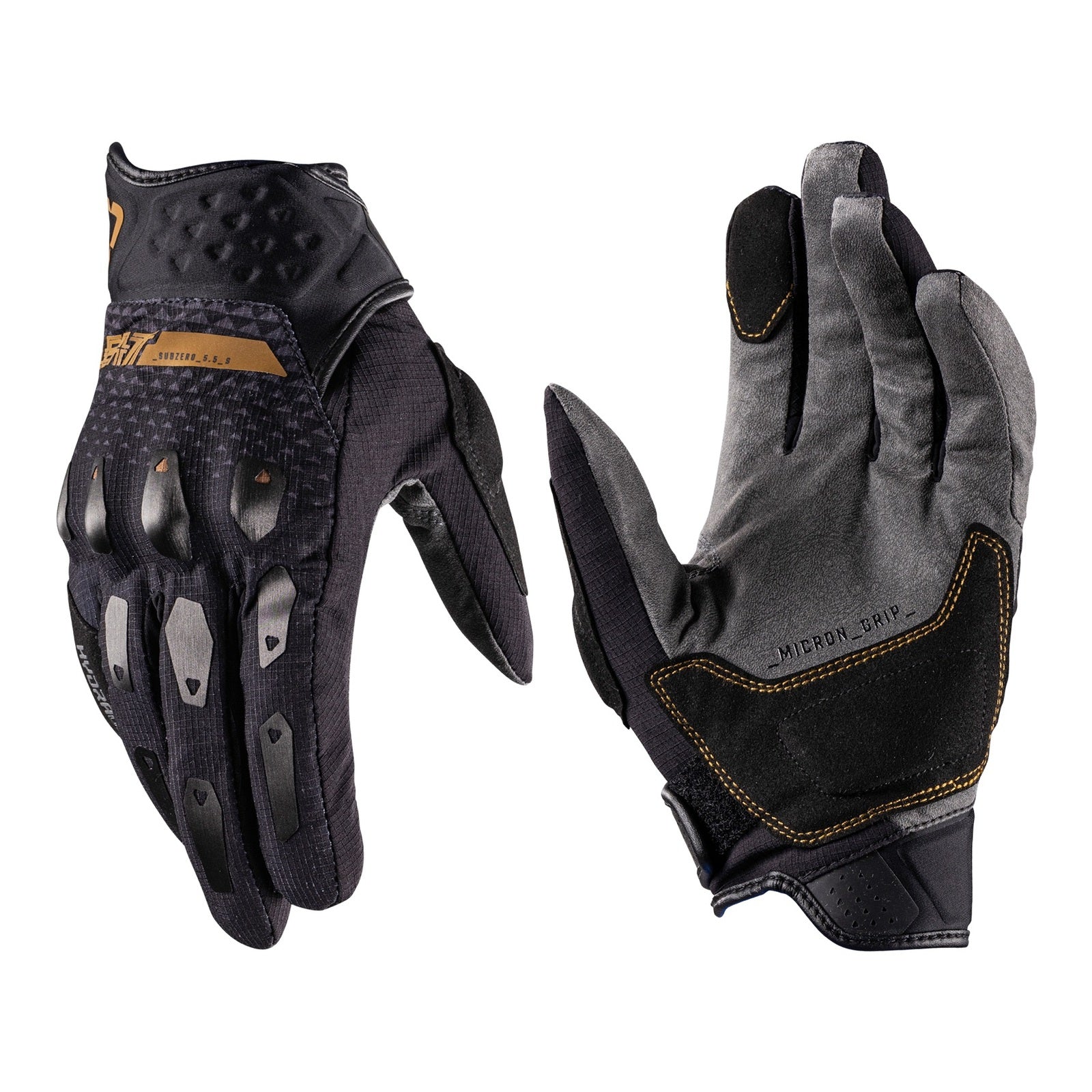 Leatt  5.5 ADV SubZero Glove (Short) - Stealth Black / Grey (M) LE6026003302#