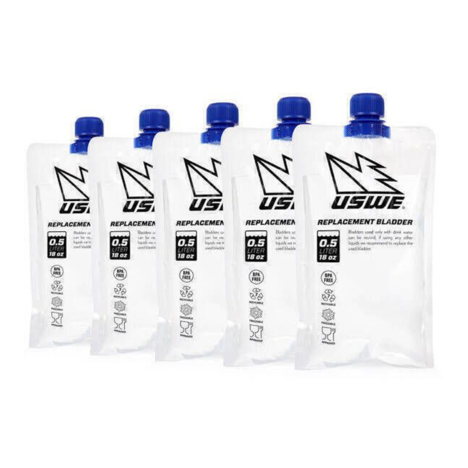 Leatt Hydration System Bladder 0.5L (5-Pack) LE700034020#