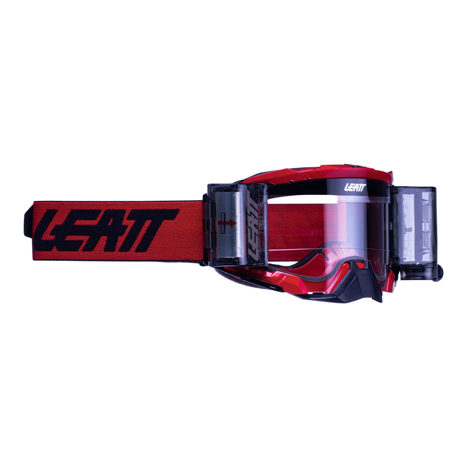 Leatt 5.5 Velocity Goggle Roll-Off - Red / Clear 83% LE8022010420#