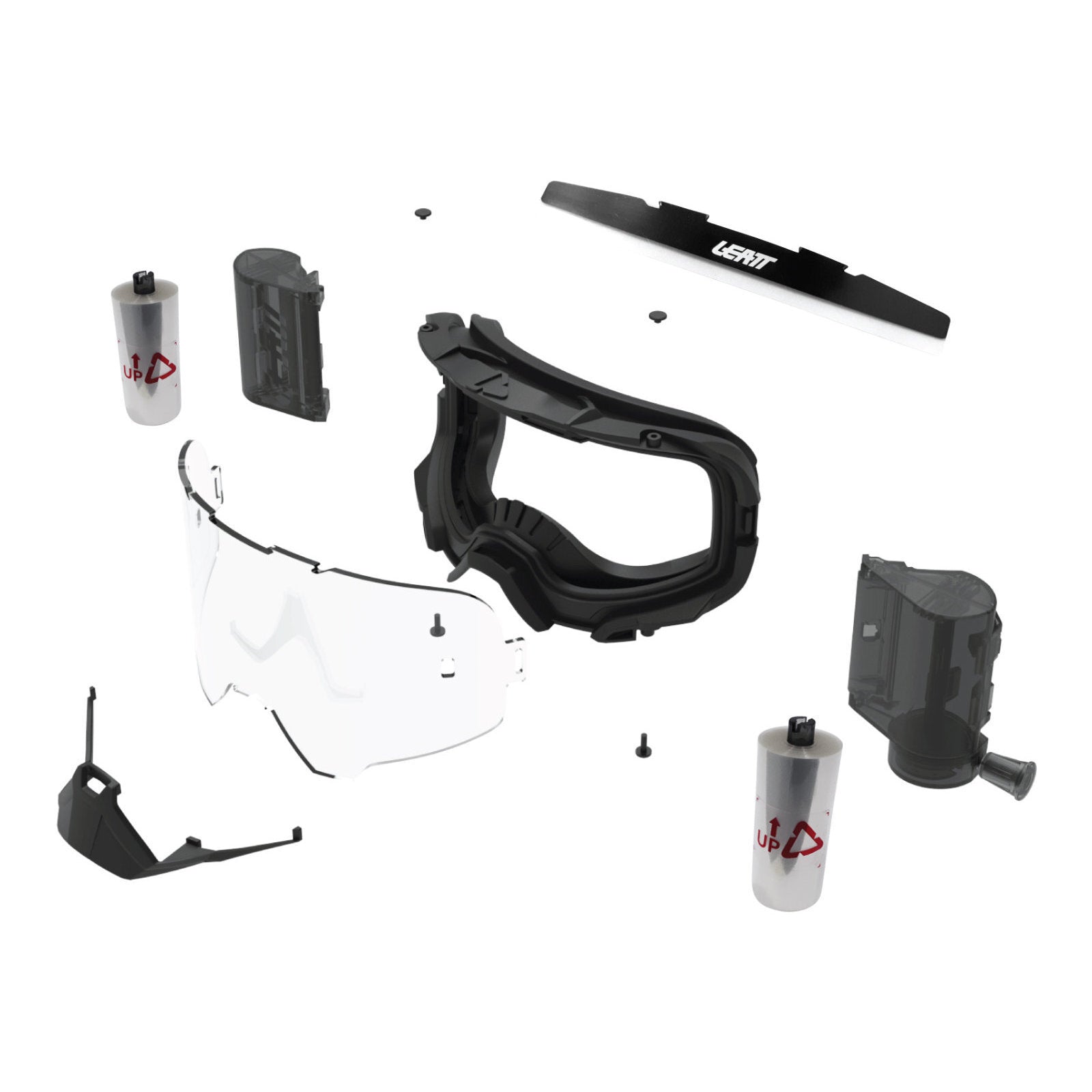 Leatt 5.5 Velocity Goggle Roll-Off - Forge / Clear 83% LE8024070400#